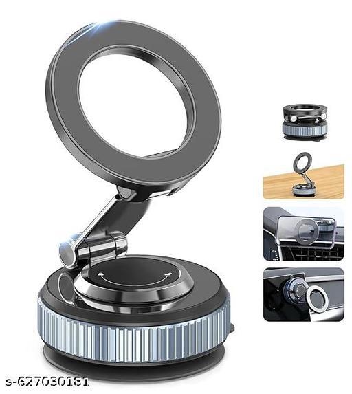 360° Adjustable Magnetic Car Phone Mount with Strong N55 Magnets – Dashboard & Windshield Holder